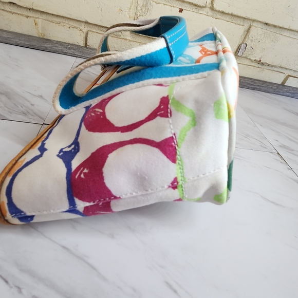 Coach Scribble Signature C's Mini Tote Bag Purse - Picture 6 of 12